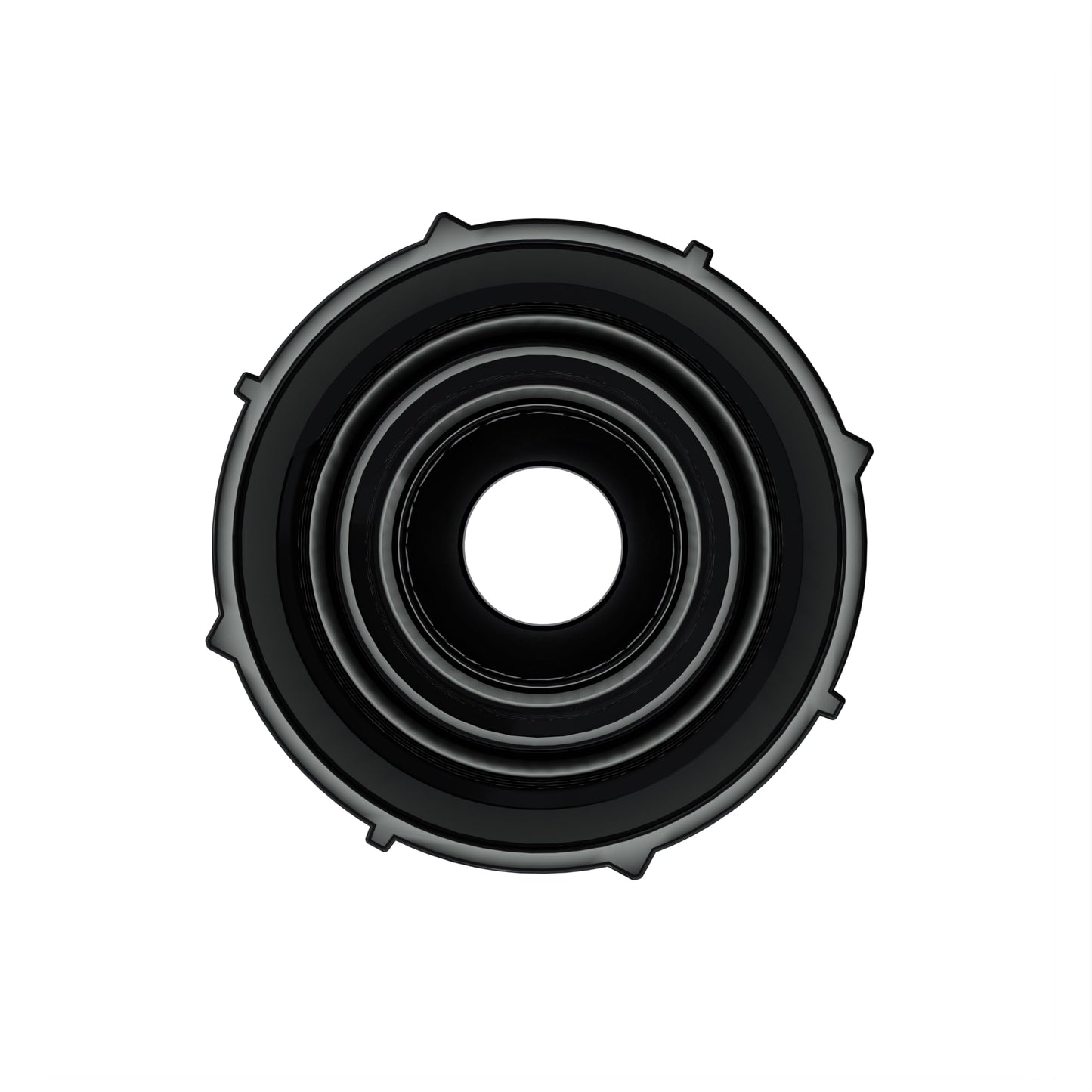 Flexible P-Trap for 1-1/2" Drain Pipes (Black - 39 Inch Length) with Adjustable Connections for Kitchen Sinks and Shampoo Bowls, Compatible with Various Sink Configurations