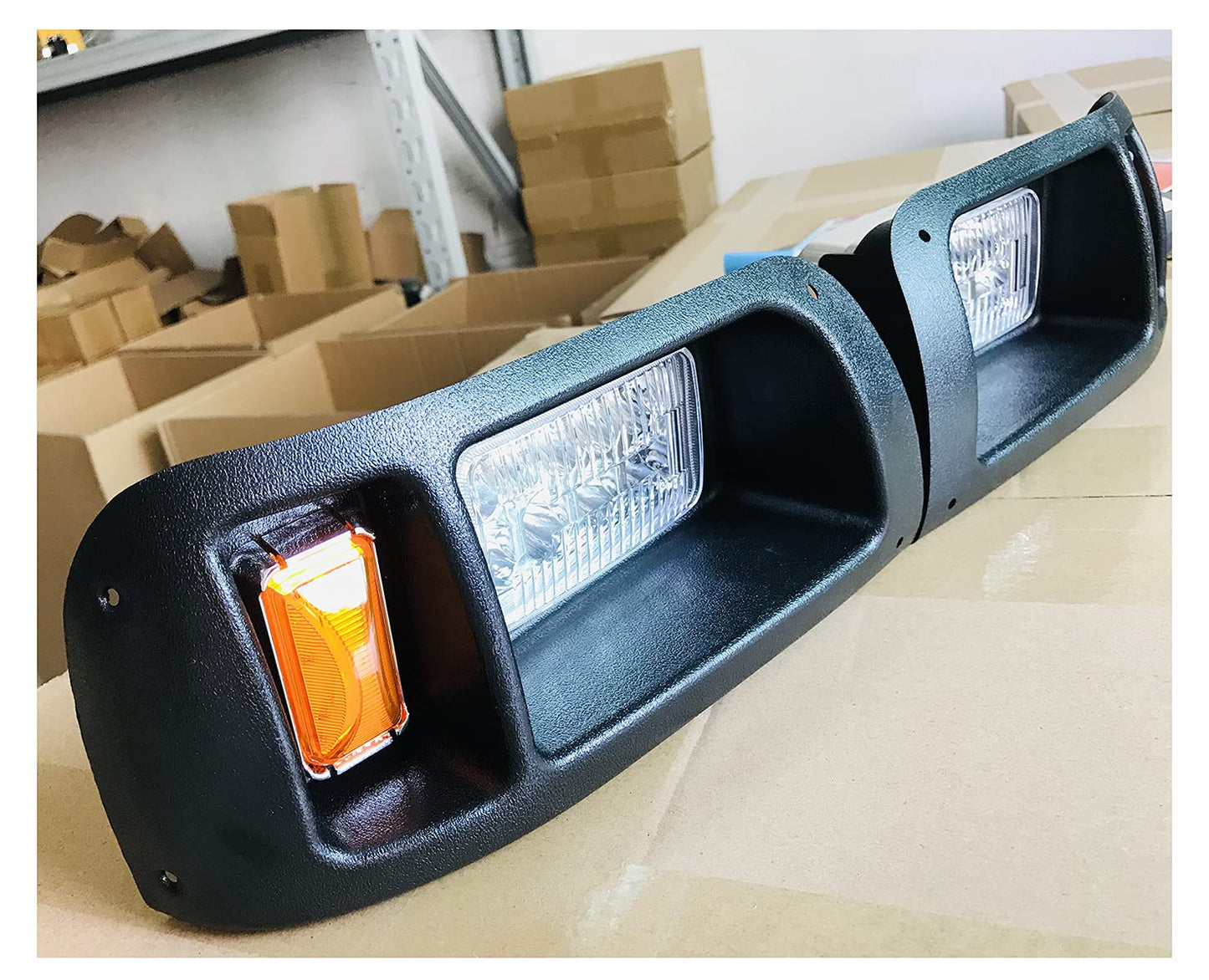 BeAcc Club Car DS LED Light Kit | LED Headlights & Tail Lights for Club Car DS Gas & Electric Golf Carts (1993 & Up) 12V