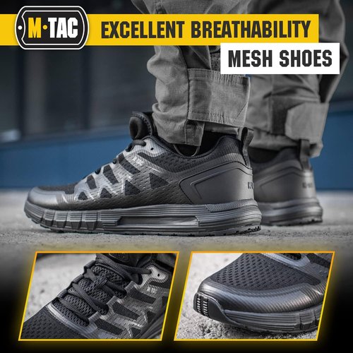 M-Tac Tactical Sneakers for Men - Lightweight Breathable Mesh Hiking Shoes | Non-Slip EVA Sole