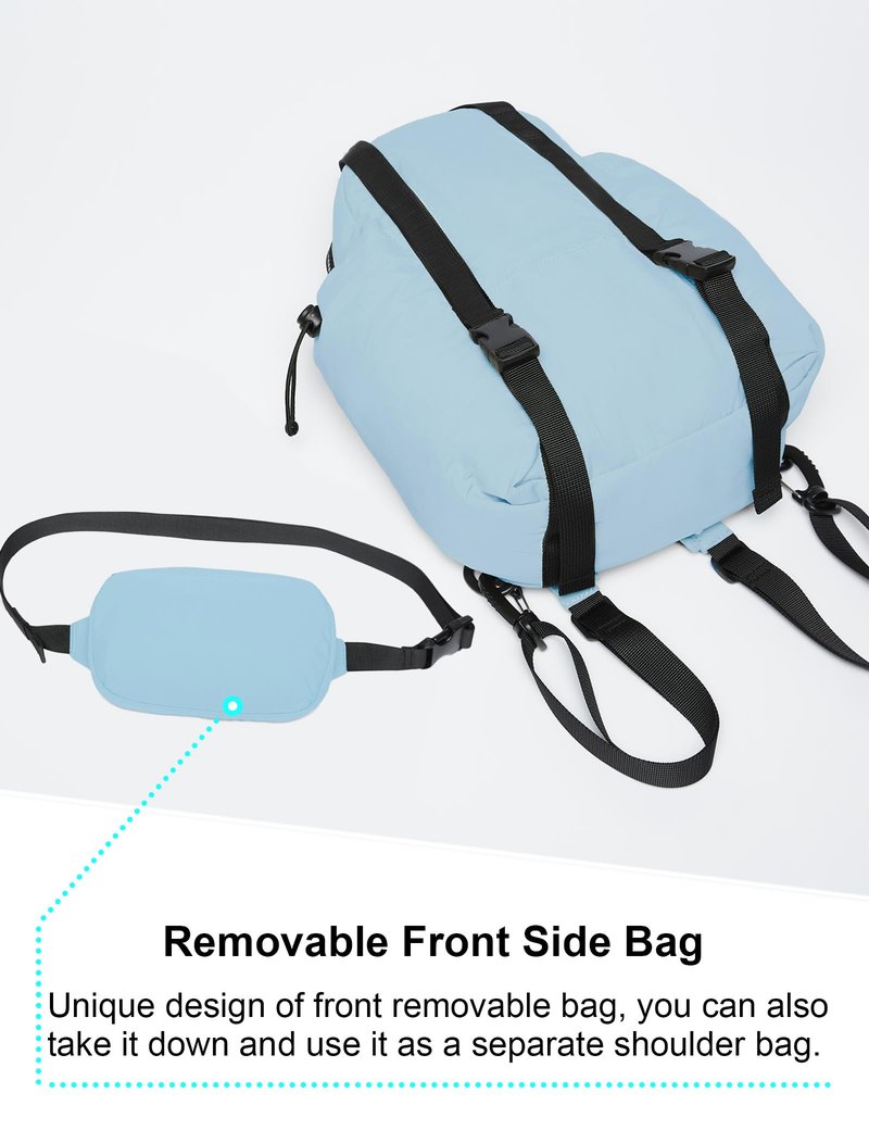 THE GYM PEOPLE Lightweight Mini Backpacks Womens Waterproof Travel Daypack Small Cute Crossbody Sling Bags