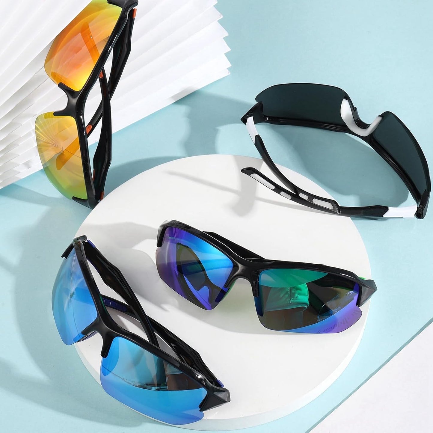 Skiennix Polarized Sports Sunglasses - UV Protection for Men & Women | Ideal for Baseball, Cycling, Running, Fishing