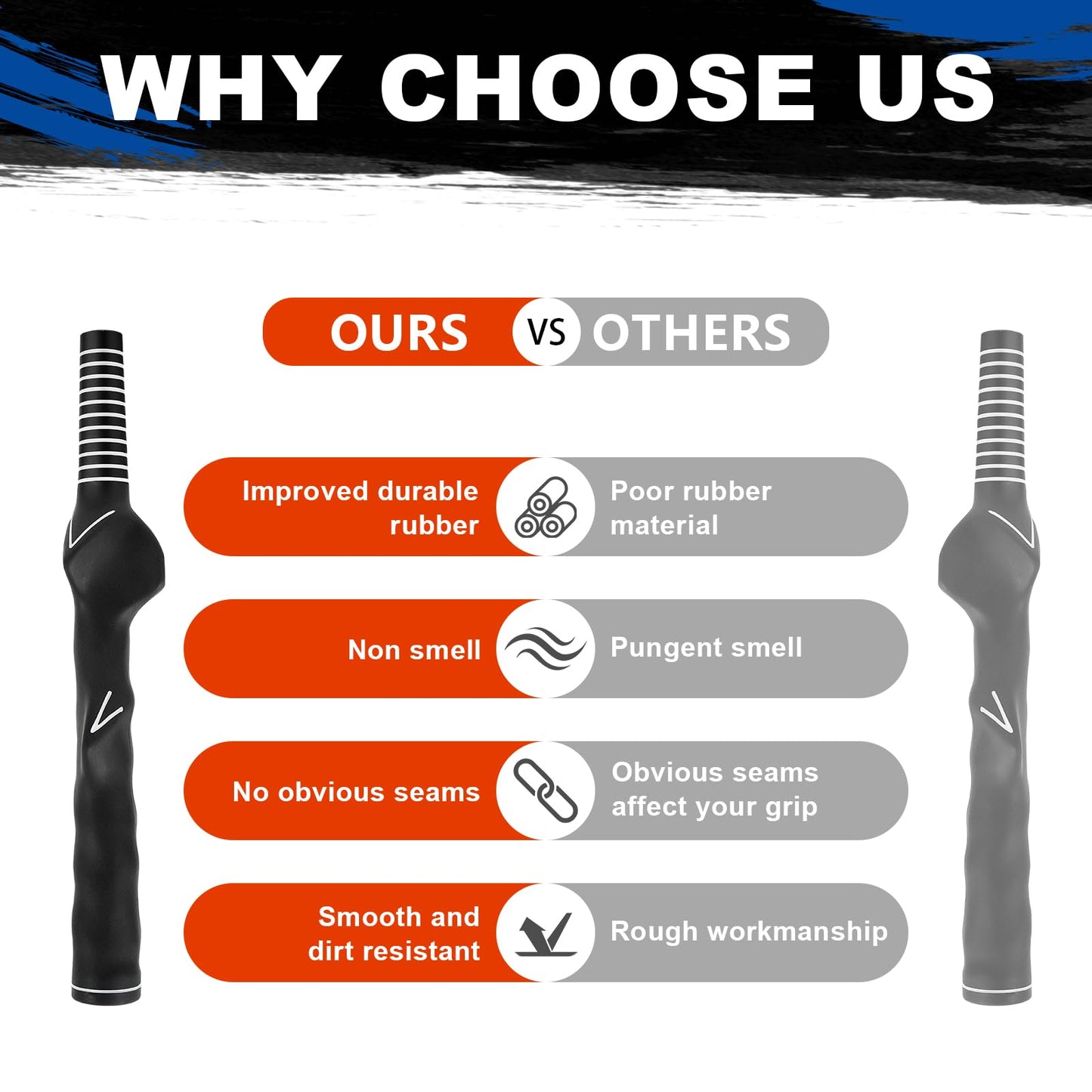 KALAUTO Golf Training Grip Right-Handed | Golf Grip Trainer | Golf Swing Training Grip Trainer,Standard Sized (Right-Hand 2PCS)