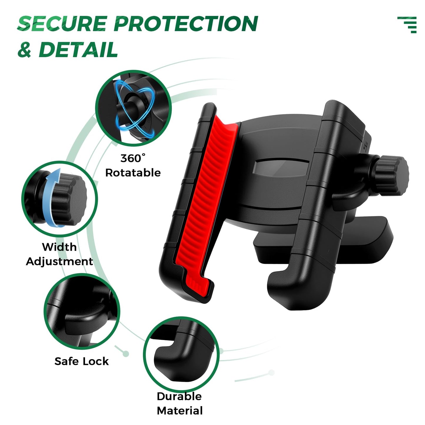 ellrkr Magnetic Golf Cart Phone Holder,Ultra Strength Magnetic Golf Cart Mount Phone Holder Compatible with Club Car EZ-GO Yamaha,The Perfect Golf Cart Accessory Gift for Golfers
