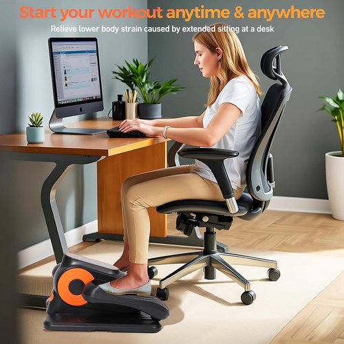 Elliptical Trainer by [Brand Name] - Under Desk Exercise Machine for Seniors | Compact & Easy to Use