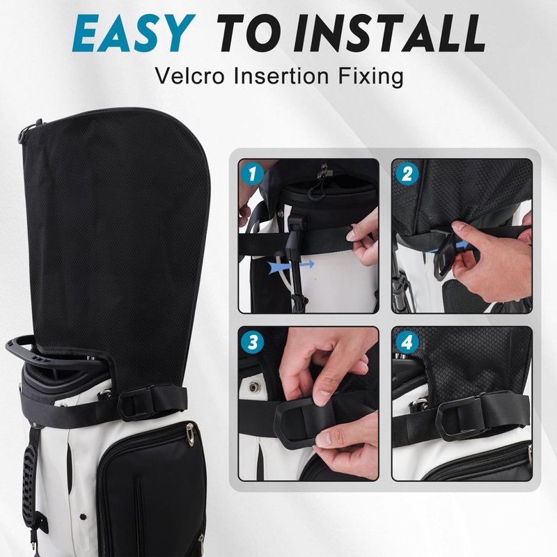 RVRAYS Golf Bag Rain Cover, Golf Club Protector, Waterproof Rain and Dust Covers, Easy Access Adjustable Golf Bag Rain Hood Cover,Garage Storage Honeycomb Rainproof Material