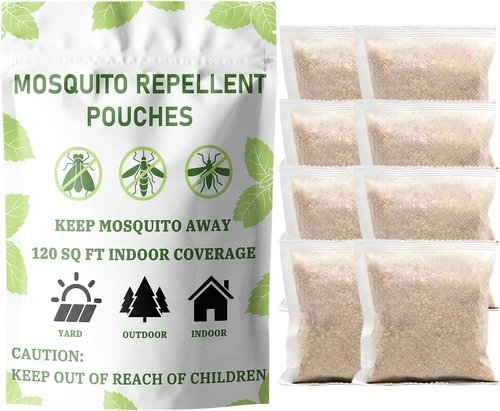 Furiseng Natural Mosquito Repellent - Long-Lasting 60-Day Protection | DEET-Free, Family Safe, 8 Pack