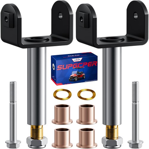SUPGCPER Club Car Front End King Pin Repair Kit, Golf Cart Front End King Pin Repair Kit for Club Car 2004-UP Precedent, Golf Cart Front End Parts Replace OEM# 102287201, 103638601, 103638801