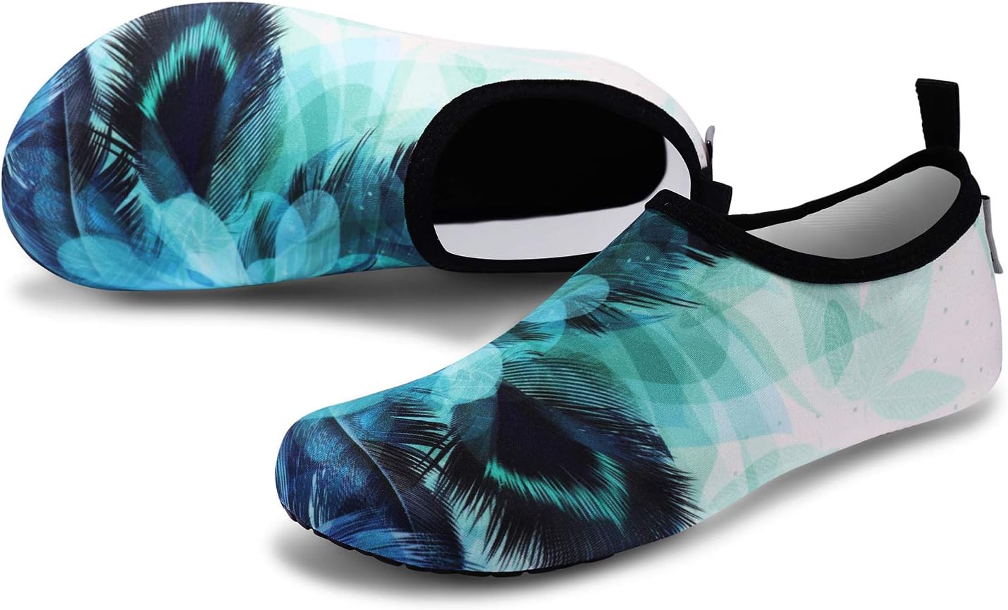 VIFUUR Aqua Water Sports Shoes - Quick-Dry Barefoot Slip-On Yoga Socks for Men & Women