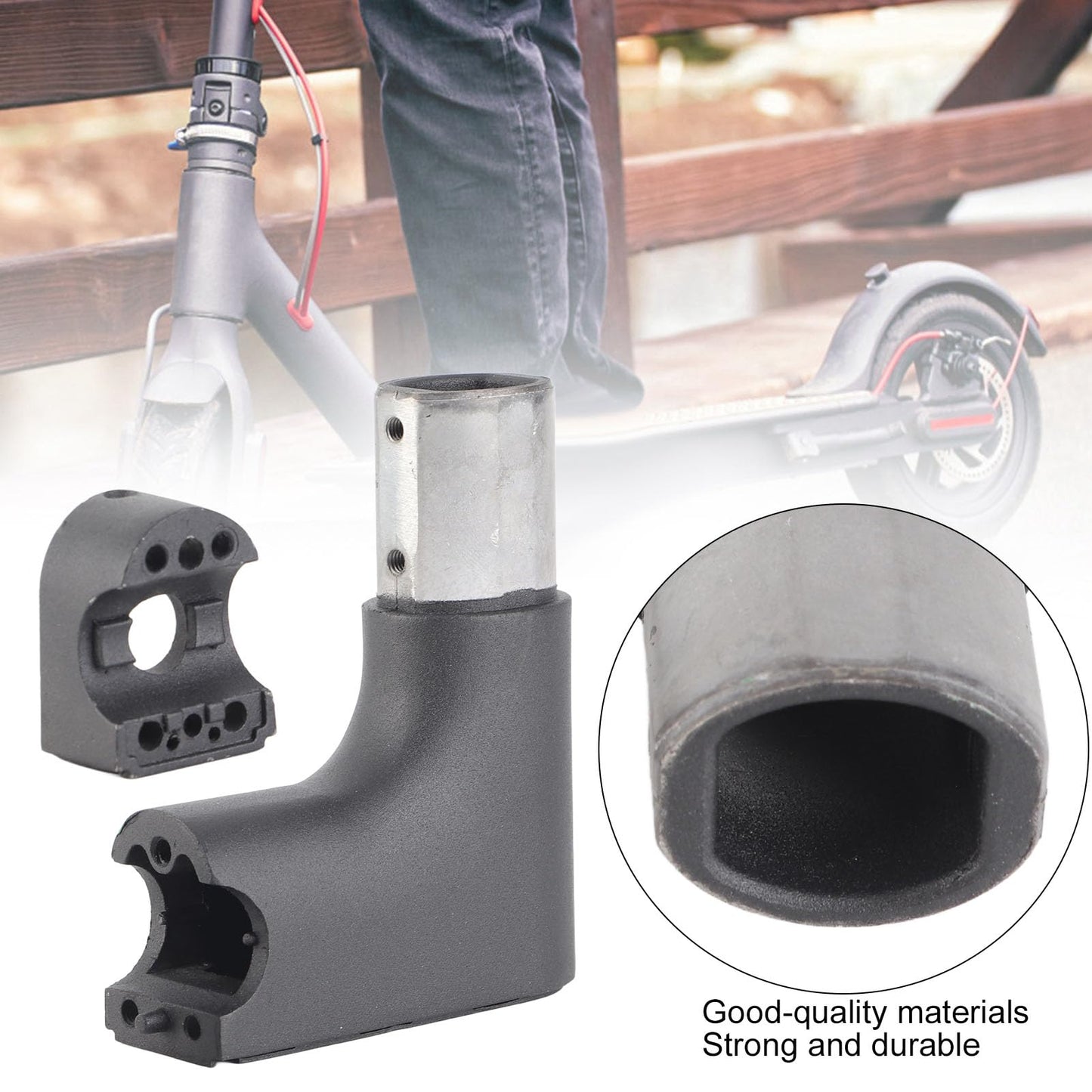 Scooter Headset Upgrade Kit Steel Forehead Mounting Bracket Pressure Clamp for M365 PRO Dashboard