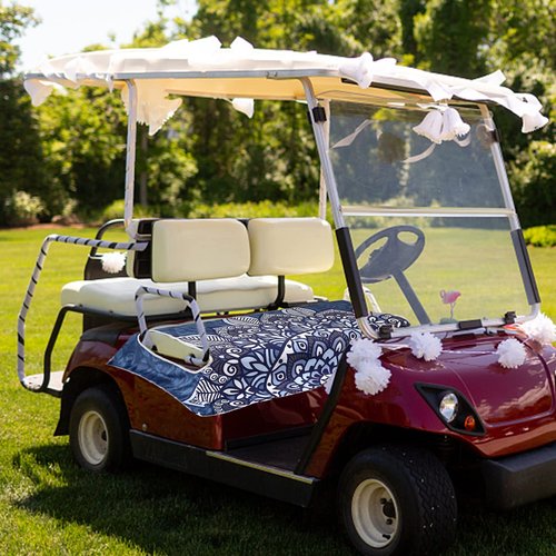 CEMGYIUK Golf Cart Seat Covers,EZGO Seat Cover,Comfortable Golf Cart Seat Blanket,Summer Golf Cart Seat Towel,Stay Cool,Travel Sports Golf Cart Seat Cover for 2-Person Seats Club Car