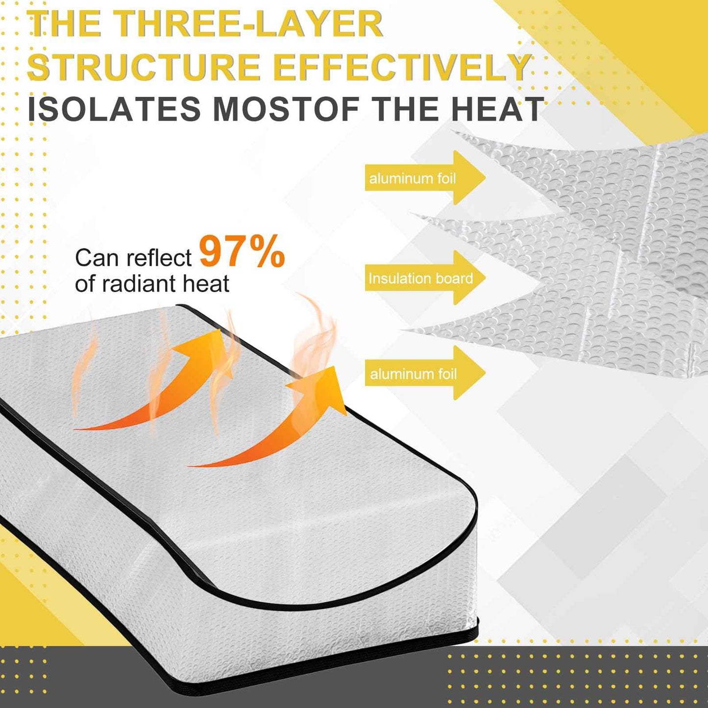 Attic Stairway Insulation Cover 25”x54”x11”, Attic Stairs Door Ladder Insulator Pull Down Tent with