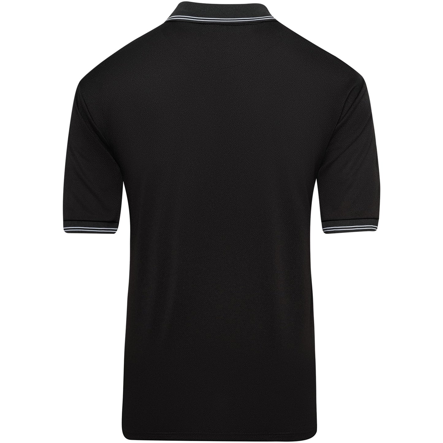 Murray Sporting Goods Short Sleeve Polo Baseball and Softball Umpire Shirt - Sized for Chest Protector (Black, XX-Large)