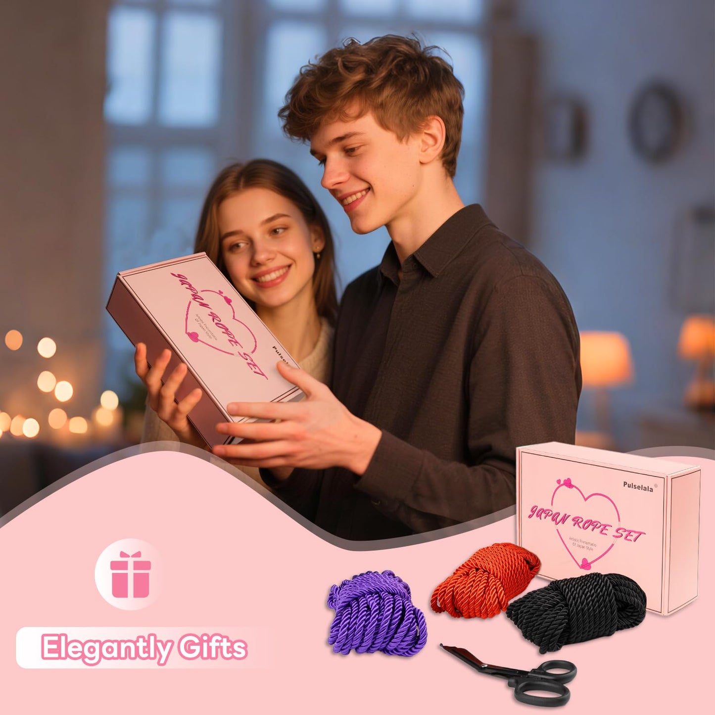 Japanese Rope Style Kit Bedroom Play for Beginners and Experienced Riggers, Silky Soft Rope, Perfect for Simple and Complex Knots