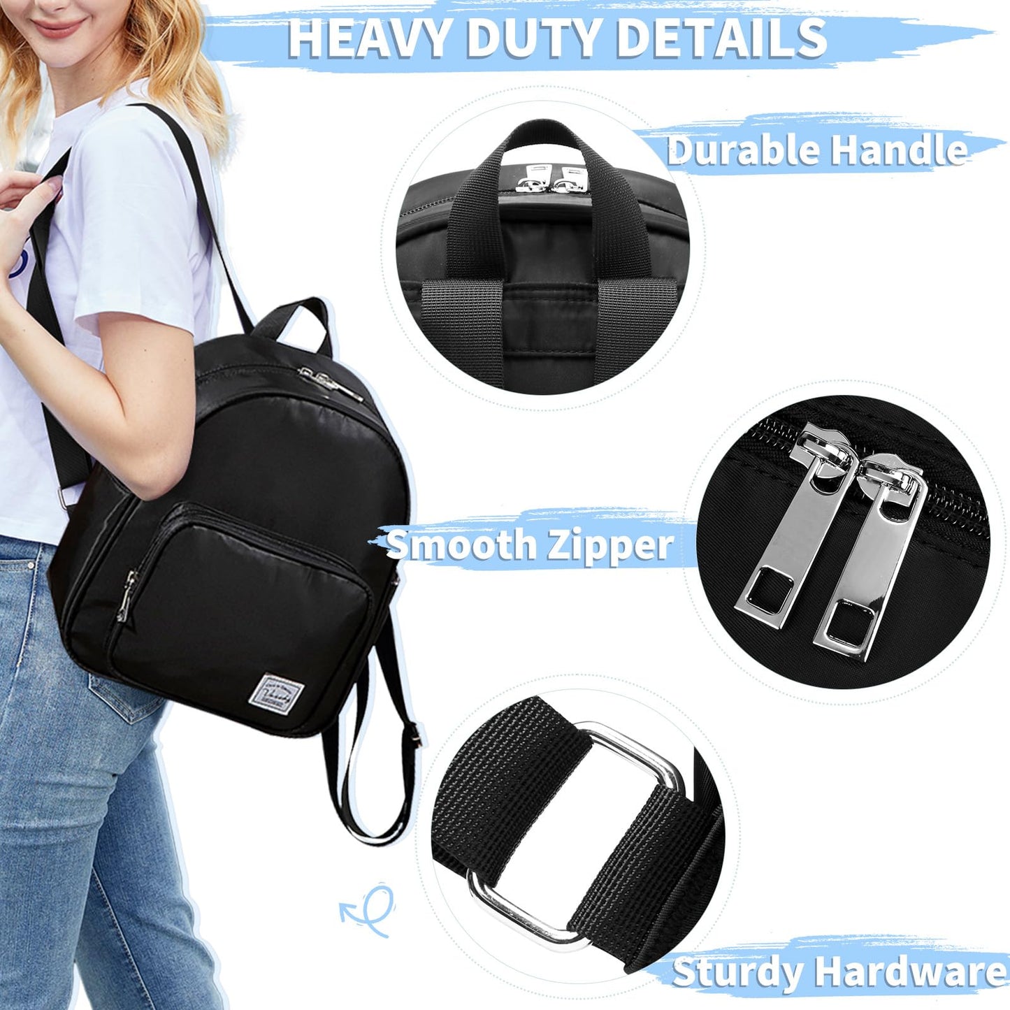 VASCHY Backpack for Toddler Girls & Women, Kids Preschool Backpack, Small Backpack for Women, Ideal Gift for Mom and Daughter