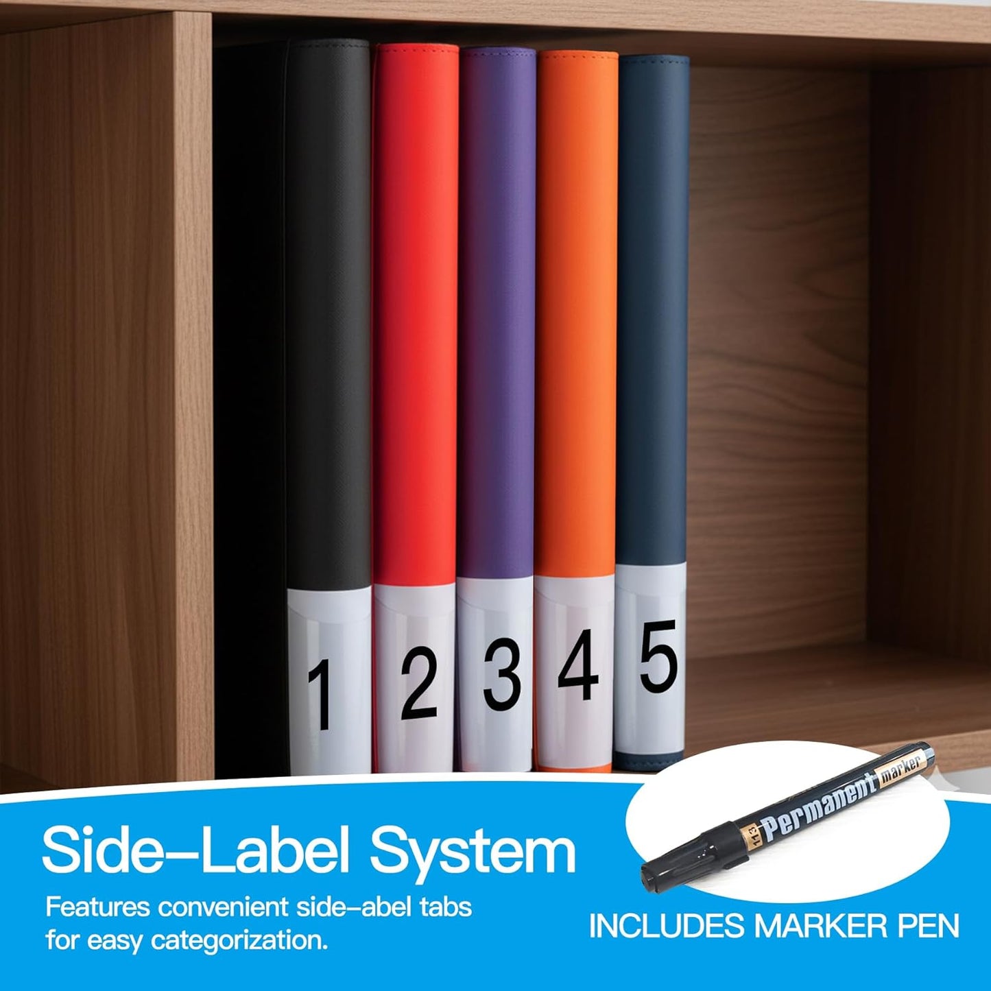 Toploader Binder - 9 Pocket Card Album with 324 Slots for 3" x 4" Trading & Sports Cards | Black