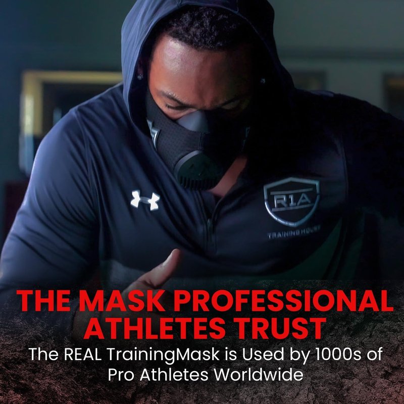 TRAININGMASK 3.0 Performance Breathing Trainer - Elevation Training Mask - Stamina, Performance, Altitude Running Mask, Clinically Proven & Patented (Small)