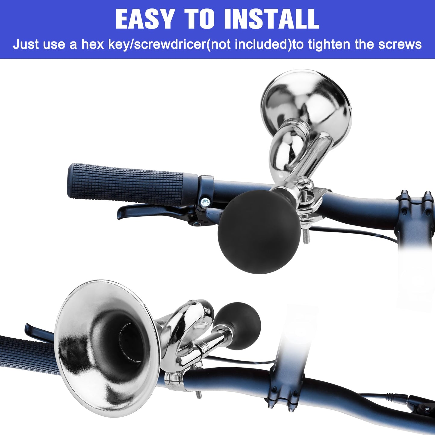 Coolrunner Bugle Horn, Retro Clown Horn, Kids Bike Horn