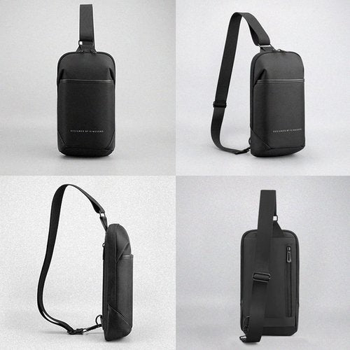 Kingsons Small Crossbody Bag - Waterproof Sling Bag with Anti-Theft Pocket | Casual Daypack for Men & Women