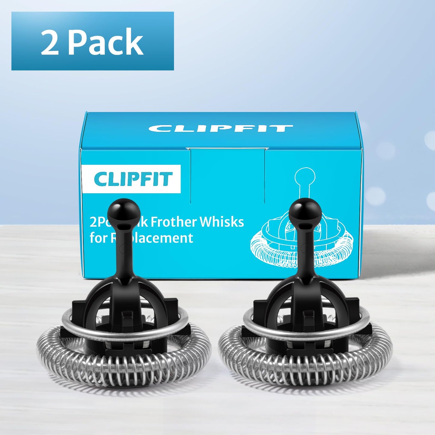 Whisks Compatible with Nespresso Aeroccino 3/4 /Plus Milk Frother Replacement, 2 Pack