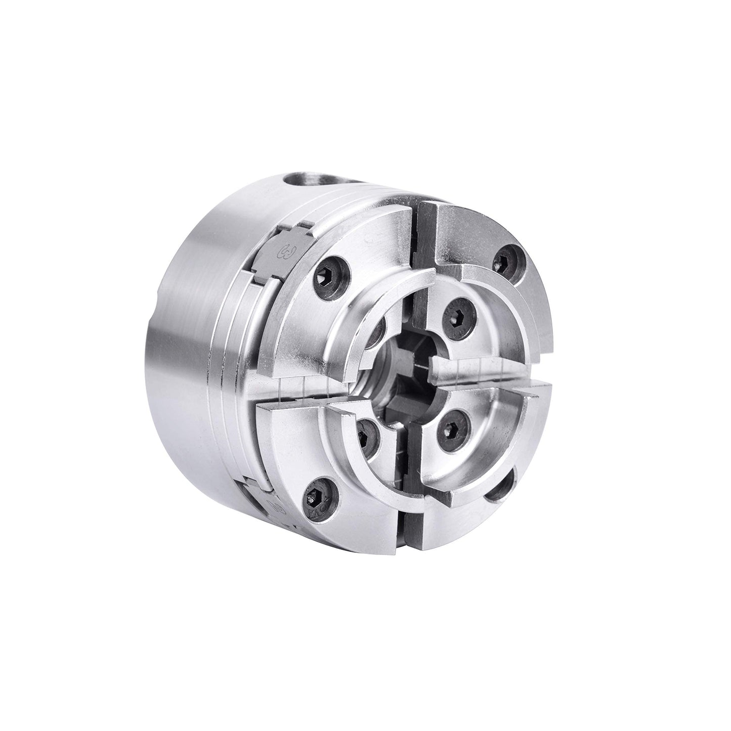 NAGU 1" X 8TPI Direct Thread Wood Turning Chuck with 2"Jaw Set and Woodscrew and T-Bar Wrench 3-3/4" Wood Turning Chuck with 2"Jaw Set