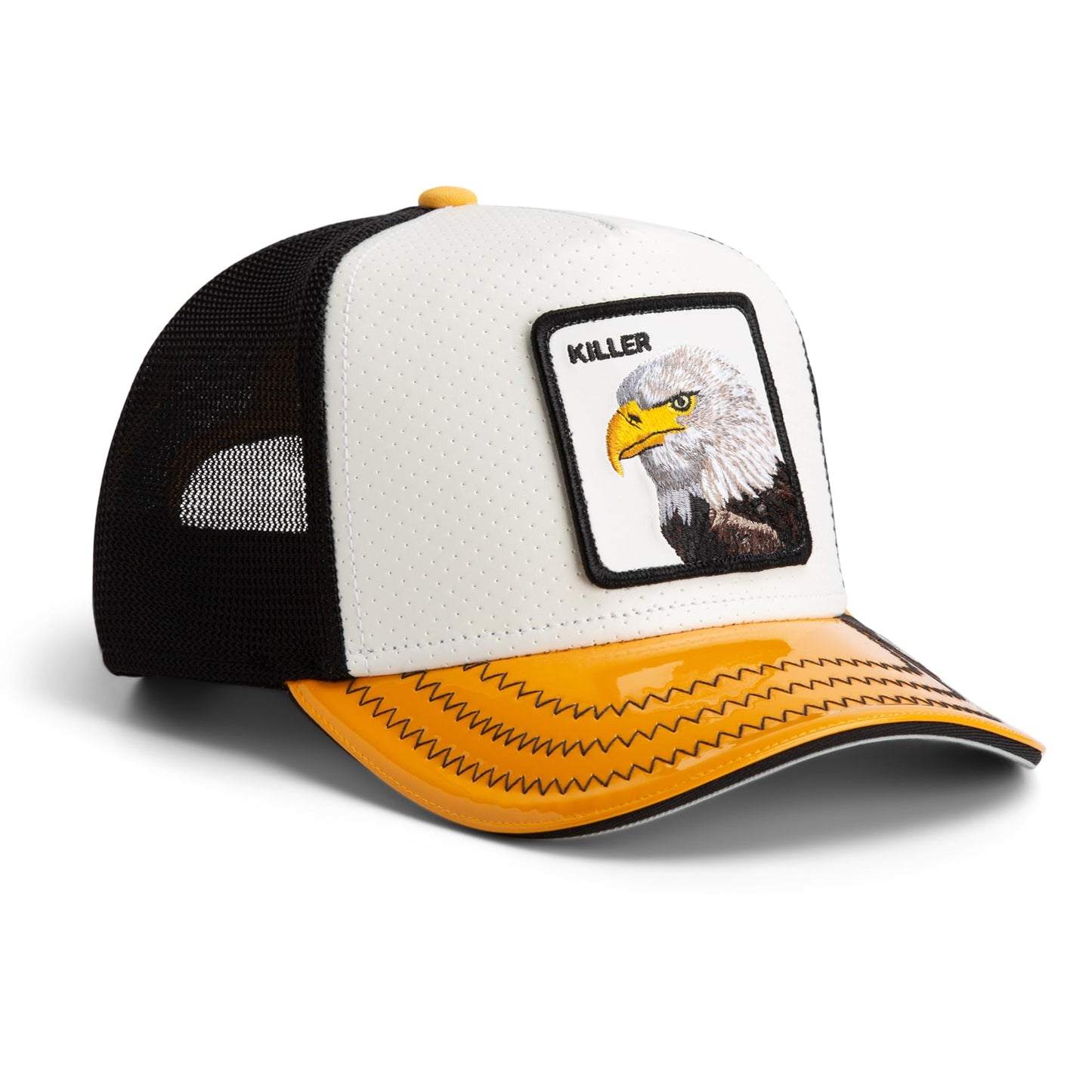Goorin Concrete Killer Trucker Hat for Men and Women, White, One Size, Unisex