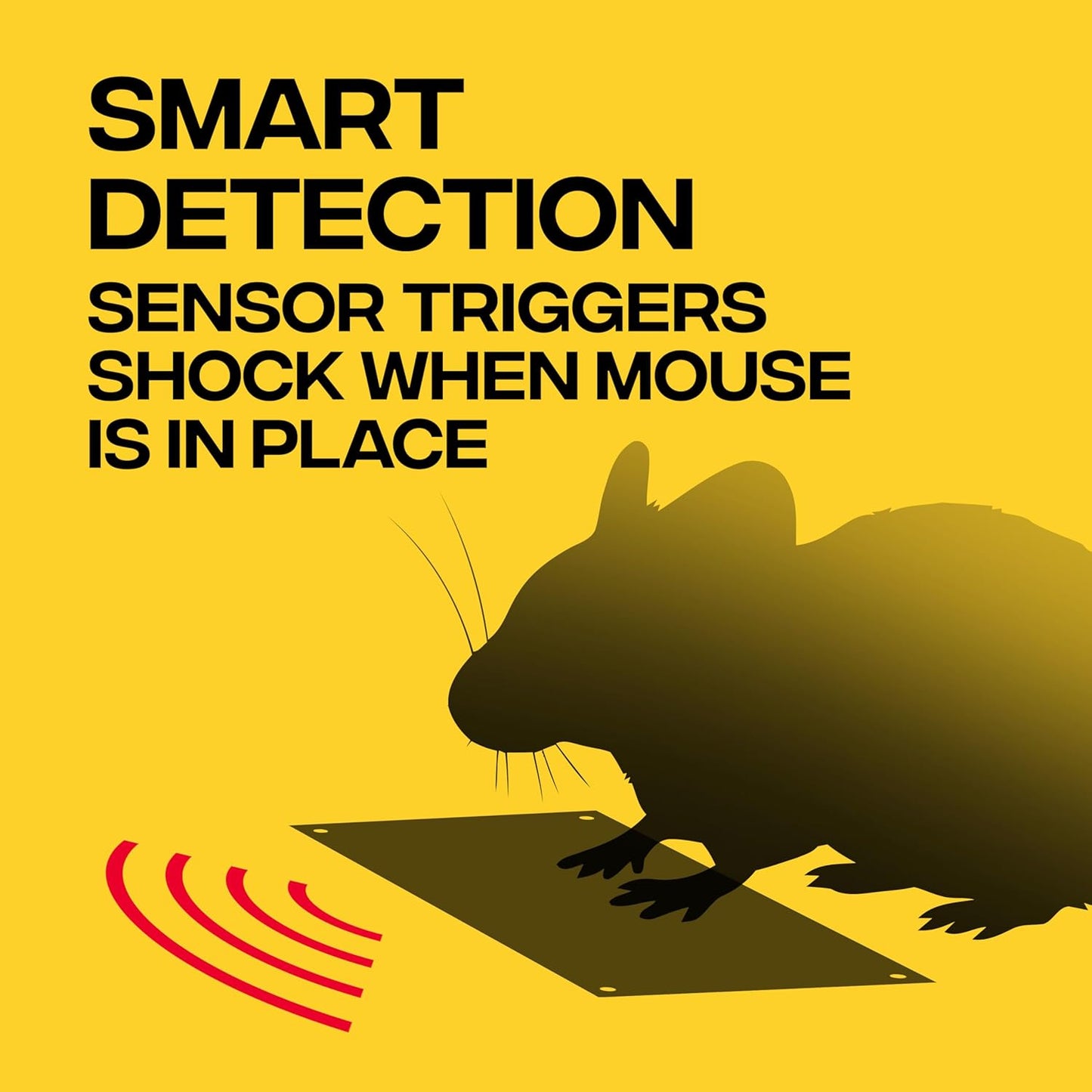 Victor Electronic Mouse Trap - Humane Indoor Mouse Control - No Touch Design, M250B