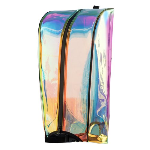 SANDIAN Golf Bag Rain Hood Cover V2, Universal Fit, Rainbow Holographic TPU Material, 31.5-33.5 Inches, Lightweight with Carabiner