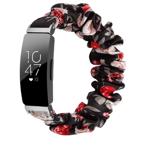 FitTurn Cute Elastic Bands Compatible with Fitbit ACE 3/ ACE 2 Band Small Elastic Cloth Pattern Printed Fabric Wristbands Bracelet Watch Band for Inspire 2 (2pack-3)
