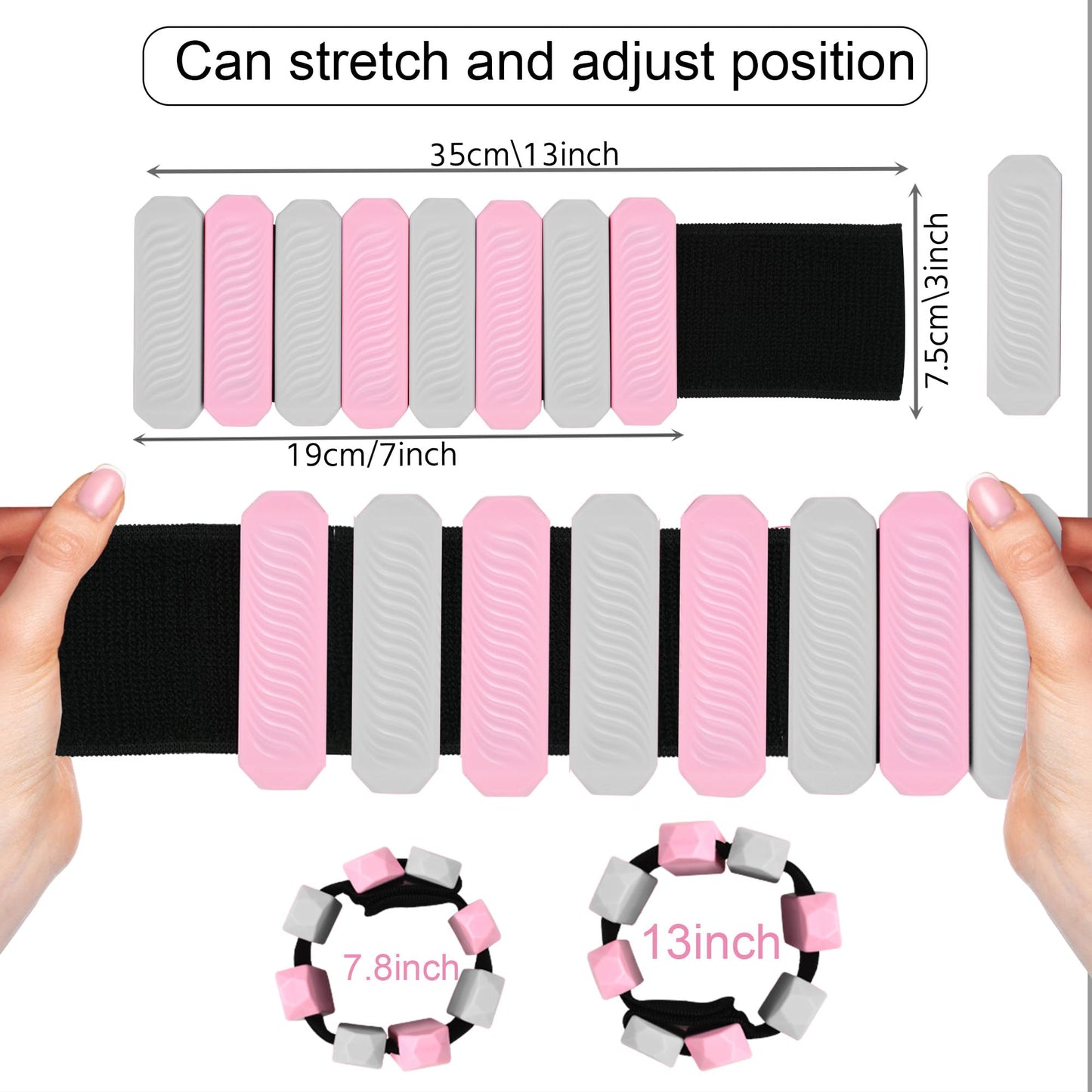 Ankle and Wrist Weights for Women, Adjustable Weights Set of 2 (1Lb Each), for Walking, Yoga, Dance, Gym (blue -purple)