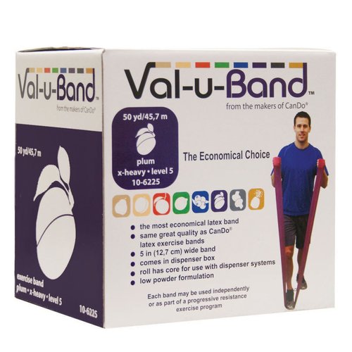 Val-U-Band 10-6225 Exercise Band, Plum