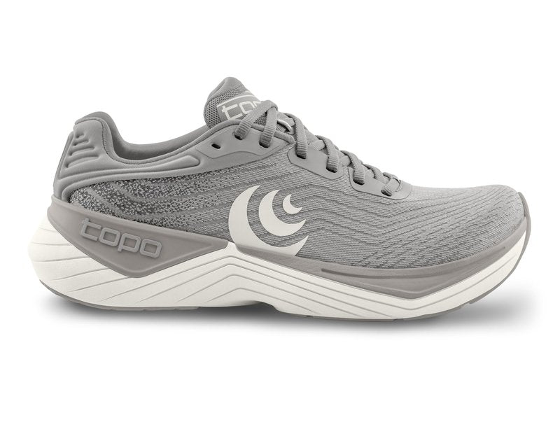 Topo Athletic Men's Ultrafly 5 Comfortable Lightweight Cushioned Durable 5MM Drop Road Running Shoes, Athletic Shoes for Road Running, Dark Grey/Grey, Size 9.5