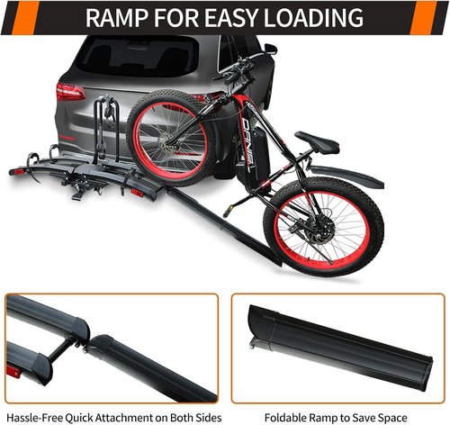 Bike Rack by [Brand Name] - 2-Inch Receiver Hitch Rack for 2 Bikes | 200 lbs Capacity, Tiltable Design