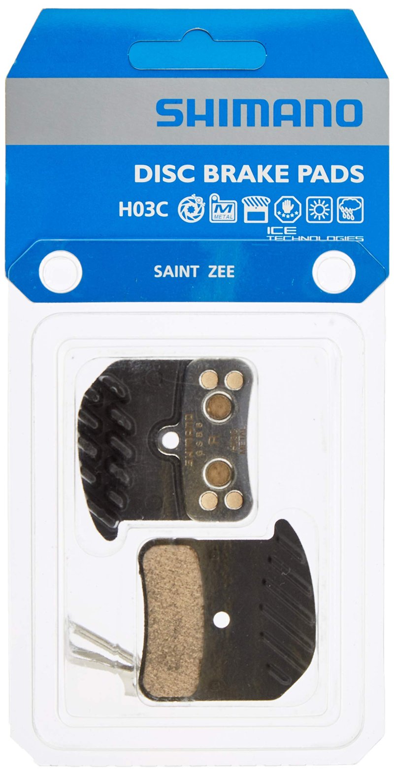 Shimano Metal PAD(H03C) W/FIN & Spring W/Split PIN