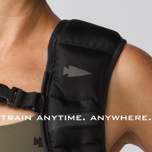 GORUCK 12LB Spy Ruck Women's Weighted Vest for Walking & Running - Weight Vest for Women Fitness Training with Adjustable Fit, Low-Profile Design for Weight Loss - Black