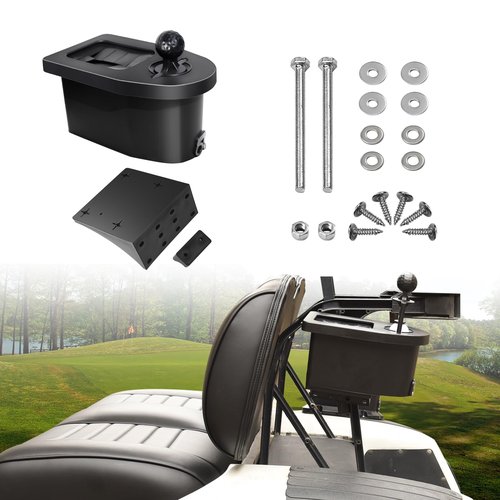 Shu-Ran Golf Cart Ball Washer and Club Cleaner Kit for EZGO, Club Car, Yamaha, Advanced EV, Star EV, Universal & Detachable