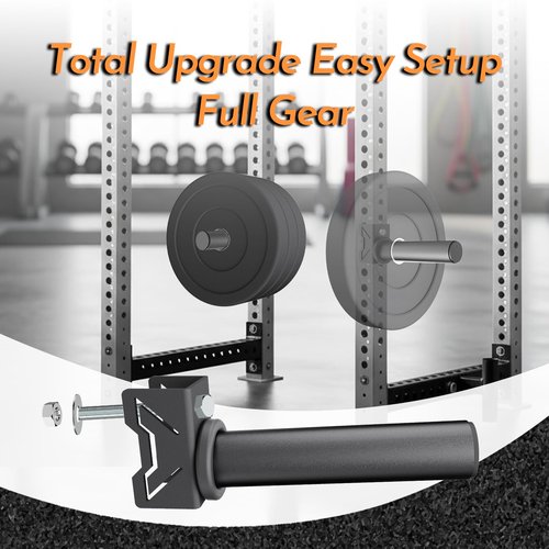 Lights Mountain Weight Plate Holder for Power Rack – Choose 2×2 or 3×3 Uprights – Fits 5/8" to 1" Hole Diameter, Heavy-Duty Steel Plate Storage Pegs, Bolt-On Design, Pair（2x2）