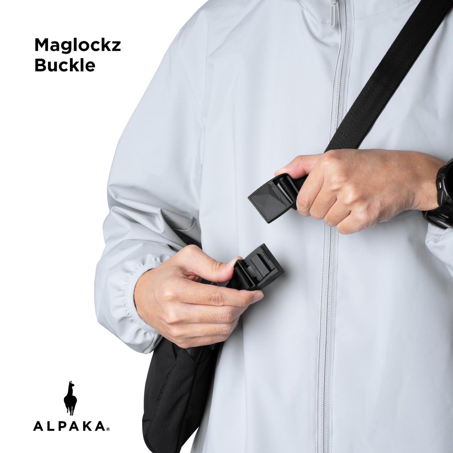 ALPAKA Flight Sling 2L- Crossbody Sling Bag For Men Travel Lightweight,Portable, Packable, with Quick Release Shoulder Strap
