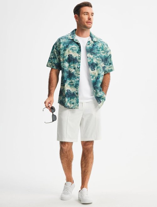 Libin Men's Golf Shorts - Classic Fit, Quick-Dry, Lightweight Casual Shorts for Summer Travel | 9" Length