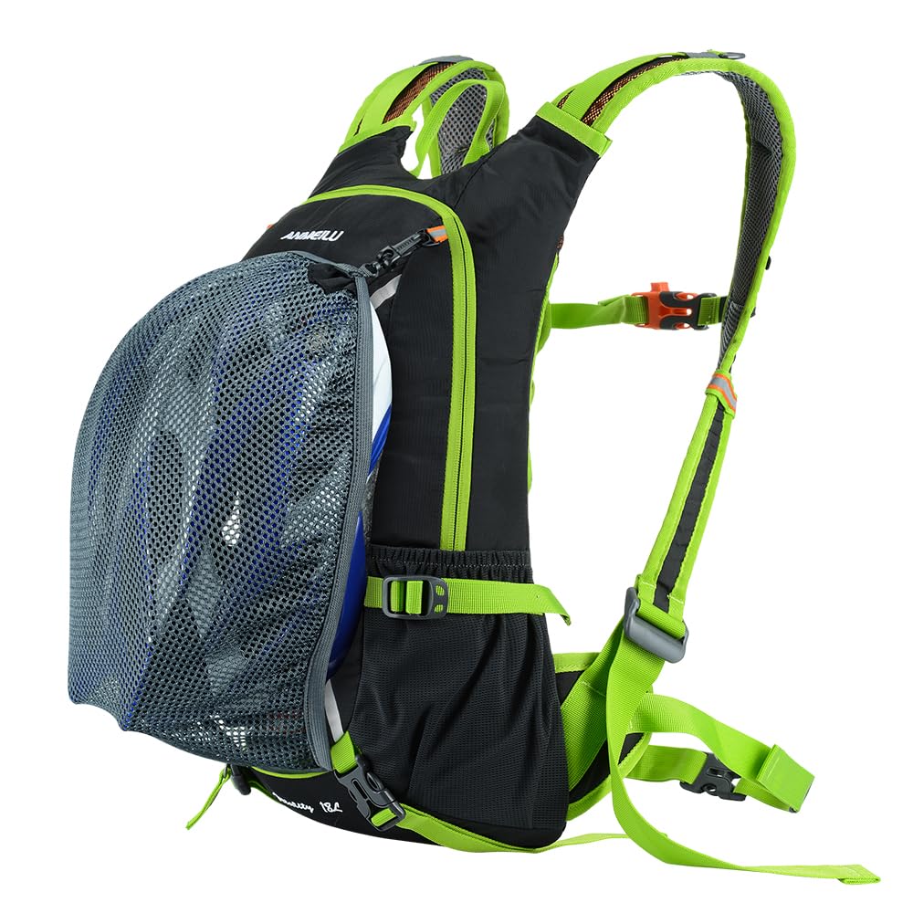 Outdoor Cycling Backpack, Bicycle Backpack, Water Bag Backpack, Mountain Hiking Backpack (red, Single Backpack)