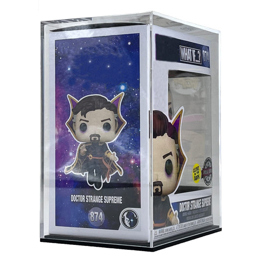 HEMYLU Clear Acrylic Pop Protector Compatible with Funko POP! 4 Inch Figurine, Dustproof Acrylic Display Case for Exclusive Collectible Vinyl Figures