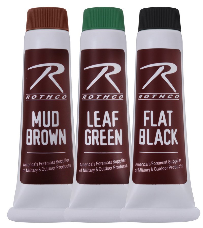 Rothco 3Pk Camouflage Face Paint Creme Tubes