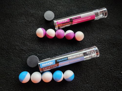 **OCandCS MAX 68 Cal Pepper Balls - Fracture Groove Design for Enhanced Performance | Ultrafine Powder, Increased Diffusion Radius**