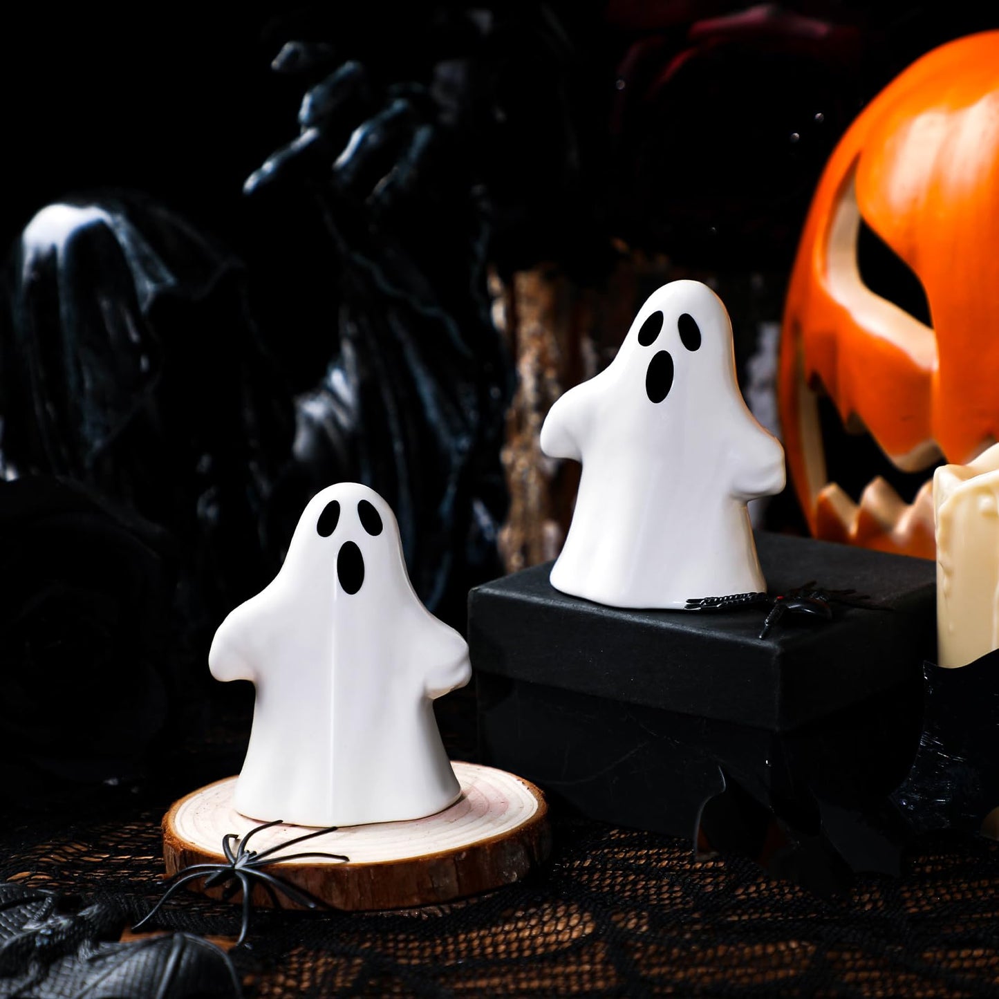 Wonderjune 2 Pack Toilet Bolt Caps Decorative Toilet Bolt Screw Covers Ceramic Cute Bathroom Decor Fun Themed Gadgets Bathroom Replacement Parts