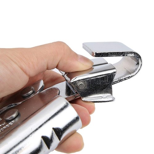 01 Self-Locking Rope Grab,Self-Braking Stop Descender Clamp Climbing Anti Fall Protection Equipment Rope Grab Ascender Fall Protection for Rocking Climbing Tree(Round Hole)