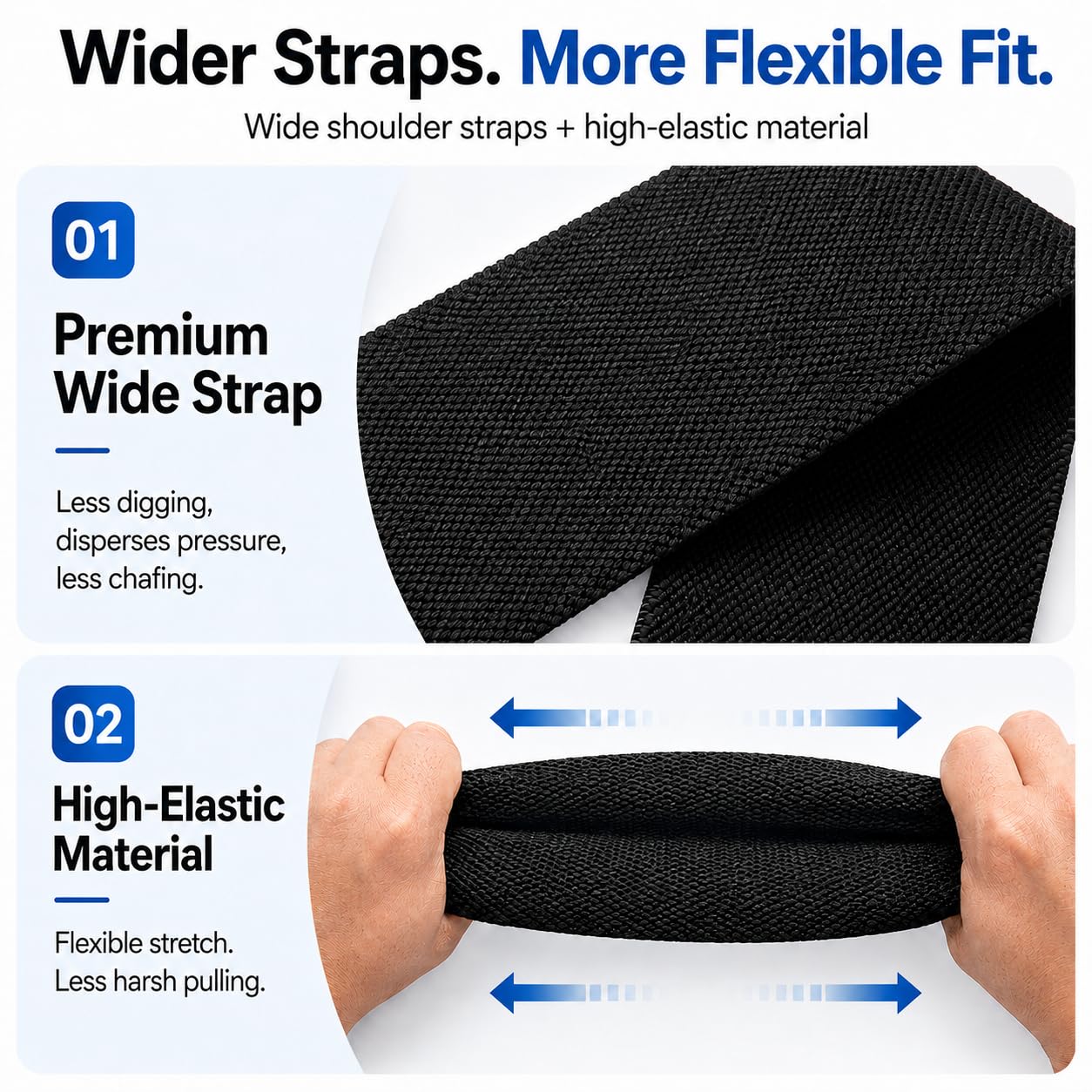 Back Posture Corrector Brace for Men, Back-Anchored Shoulder Support, 3.1-Inch Wide Straps, Adjustable Upper Back Straightener & Lower Spine Support to Help Reduce Slouching, Wear Under Clothes