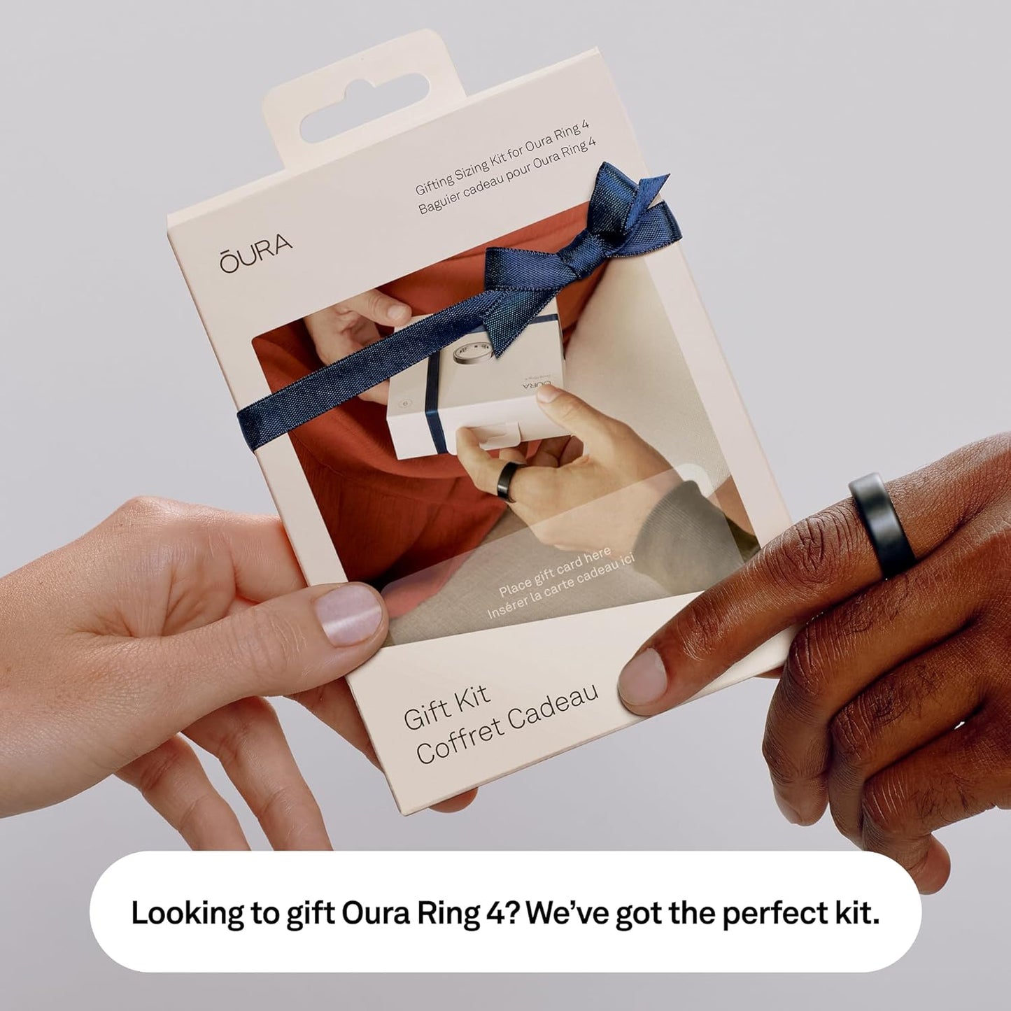 Oura Ring 4 - Ceramic Petal - Size 7 - Advanced Sleep & Activity Tracking | Up to 8 Days Battery Life