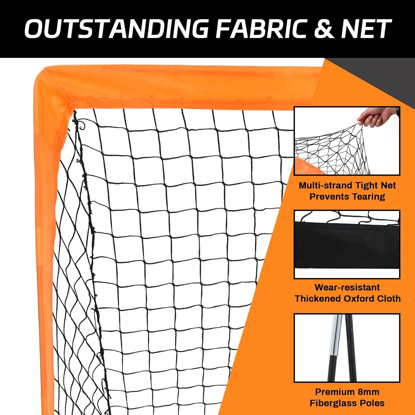 Regine Switzerland 2-Pack Soccer Goals - Pop Up Folding Mini Goals for Indoor/Outdoor Practice | 4’ x 3’ Size