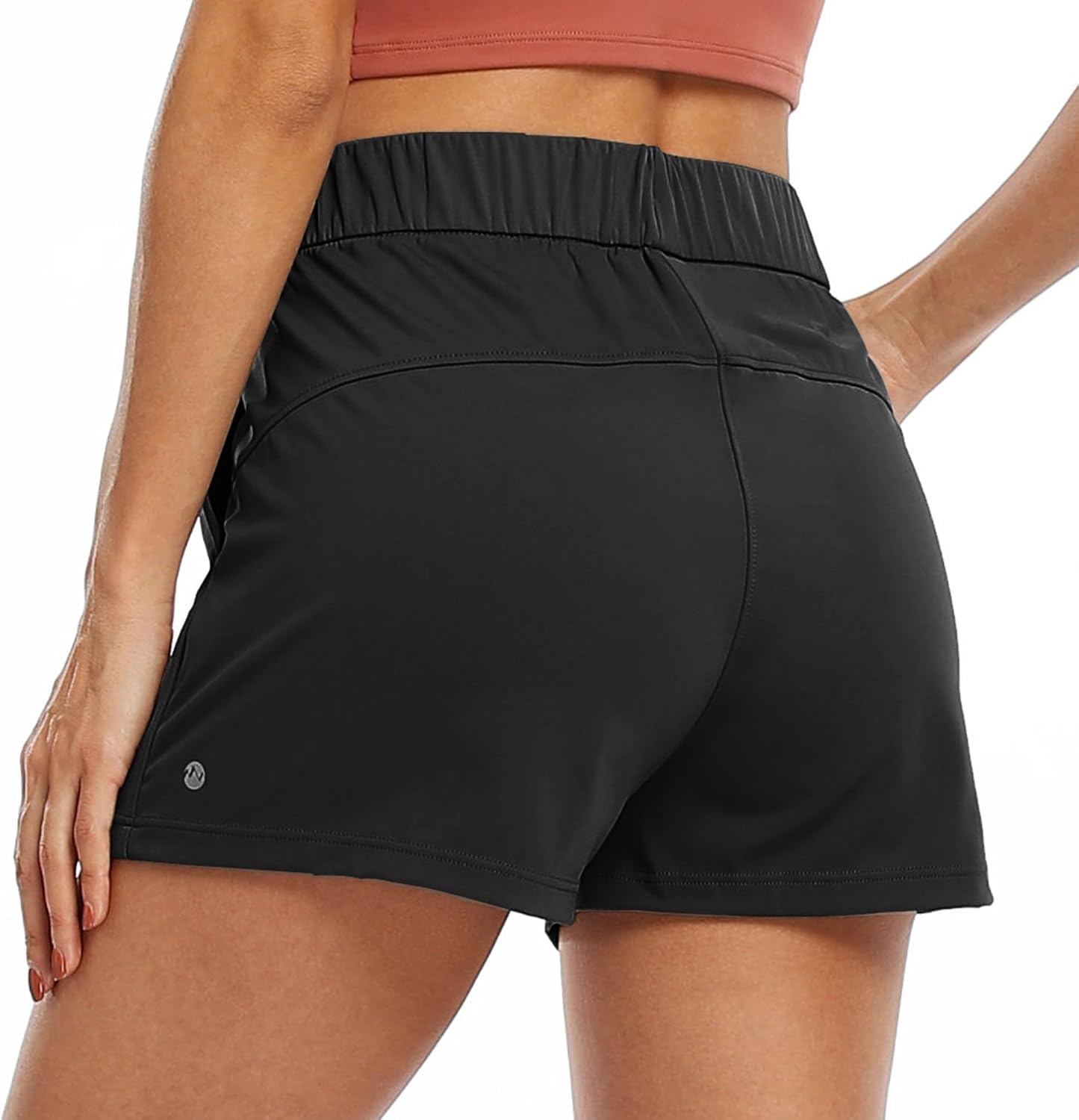 Willit Women's Hiking Shorts - Comfy Athletic Yoga & Lounge Wear with Pockets | 2.5" Inseam