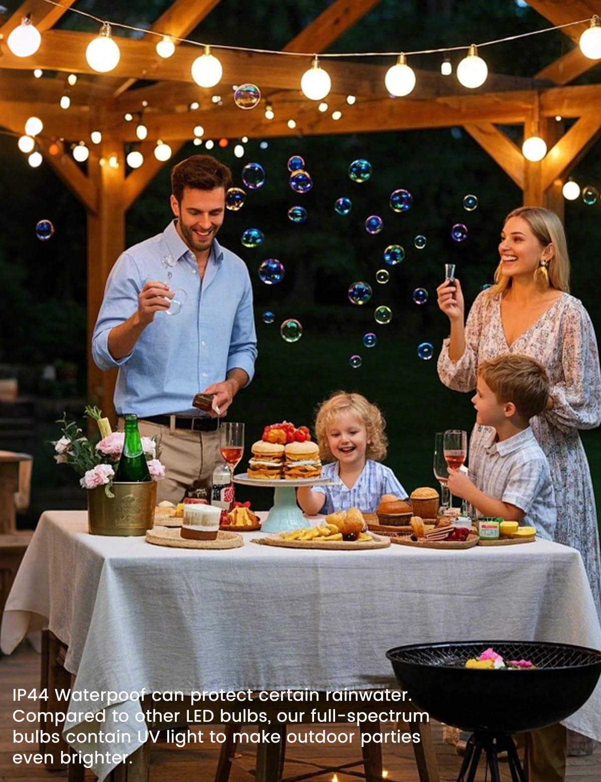 G45 LED Light Bulbs with E26 Base | 2700K Warm Soft White, Full Spectrum | 5W Eq 40W Appliance Bulbs for Refrigerator, Table Lamps, Home, Plants, Freezers & Chandelier (2 Warm White Bulbs)