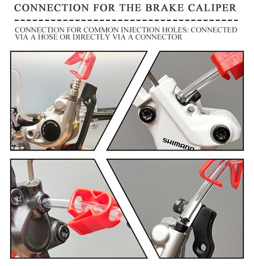 CYCEARTH Bicycle Hydraulic Disc Brake Oil Bleed Kit for All Brakes Shimano,SRAM,AVID,TEKTRO,MAGURA,Hayes,Bike Brake Repair Tool (Upgraded)